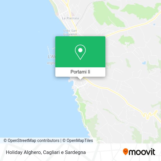 Mappa Holiday Alghero