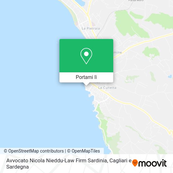 Mappa Avvocato Nicola Nieddu-Law Firm Sardinia