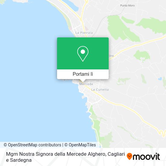 Mappa Mgm Nostra Signora della Mercede Alghero