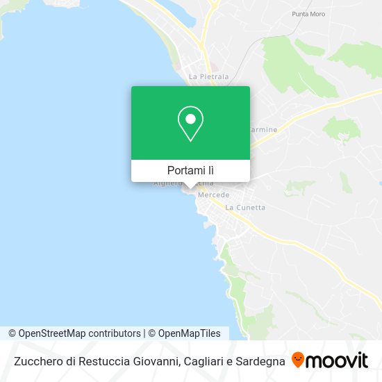 Mappa Zucchero di Restuccia Giovanni