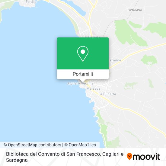 Mappa Biblioteca del Convento di San Francesco