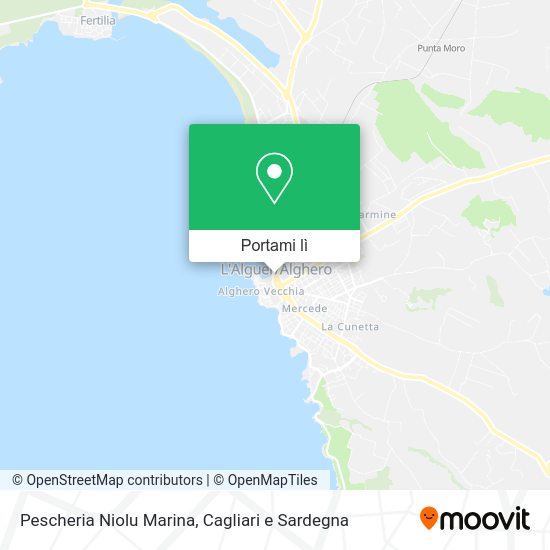Mappa Pescheria Niolu Marina