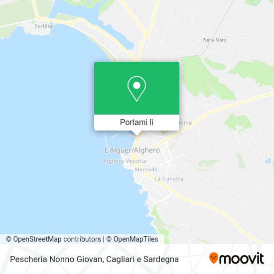 Mappa Pescheria Nonno Giovan