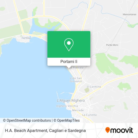 Mappa H.A. Beach Apartment