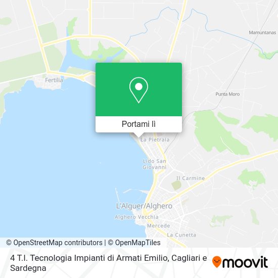 Mappa 4 T.I. Tecnologia Impianti di Armati Emilio