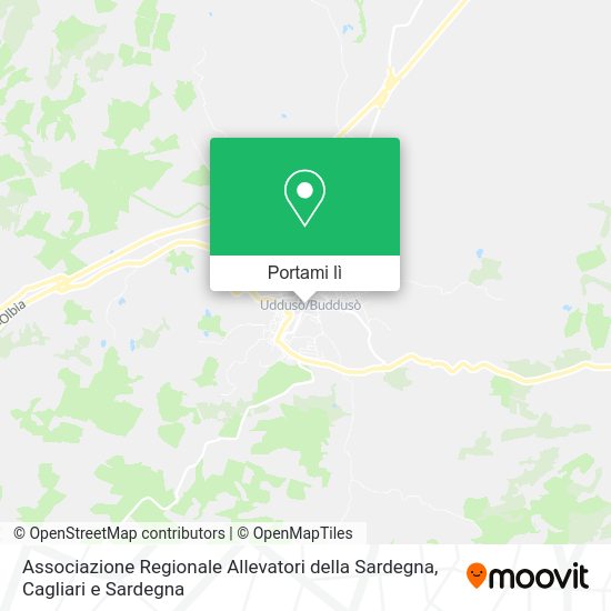 Mappa Associazione Regionale Allevatori della Sardegna
