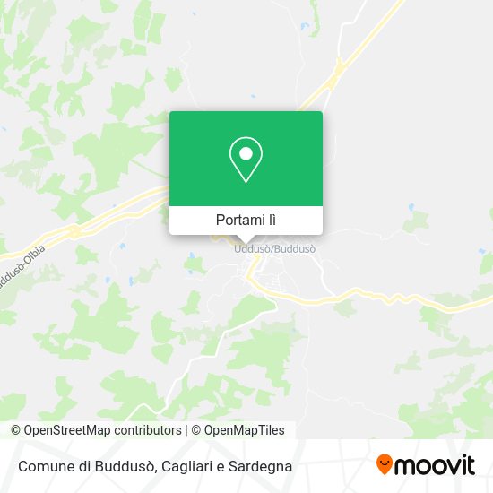 Mappa Comune di Buddusò