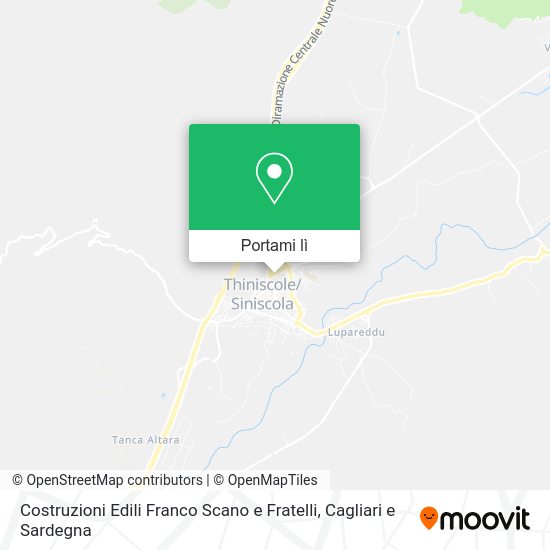Mappa Costruzioni Edili Franco Scano e Fratelli