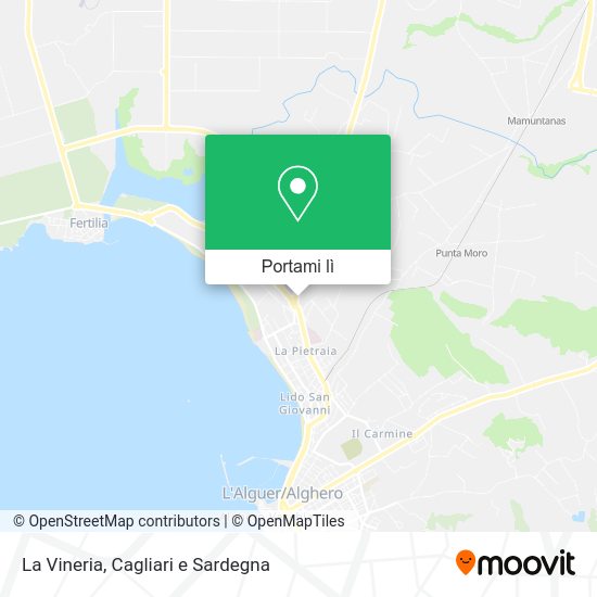Mappa La Vineria