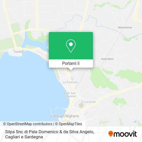 Mappa Silpa Snc di Pala Domenico & da Silva Angelo