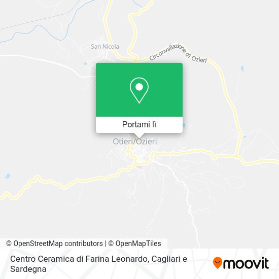 Mappa Centro Ceramica di Farina Leonardo