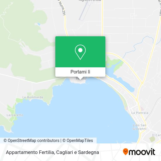 Mappa Appartamento Fertilia