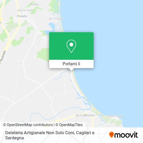 Mappa Gelateria Artigianale Non Solo Coni
