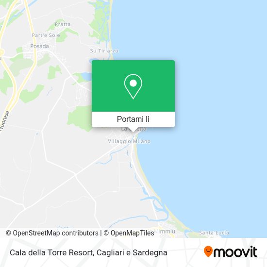 Mappa Cala della Torre Resort