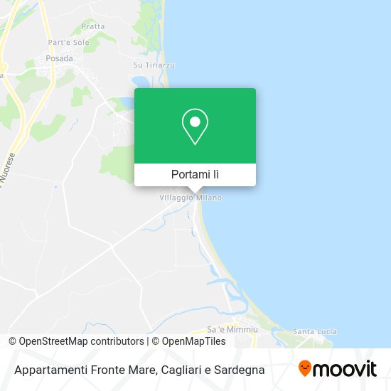 Mappa Appartamenti Fronte Mare