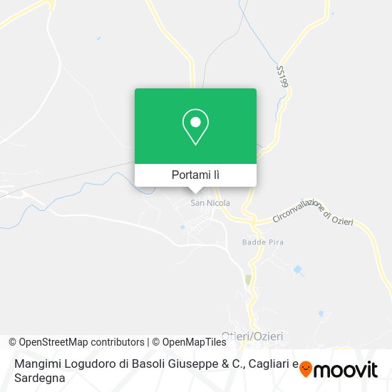 Mappa Mangimi Logudoro di Basoli Giuseppe & C.