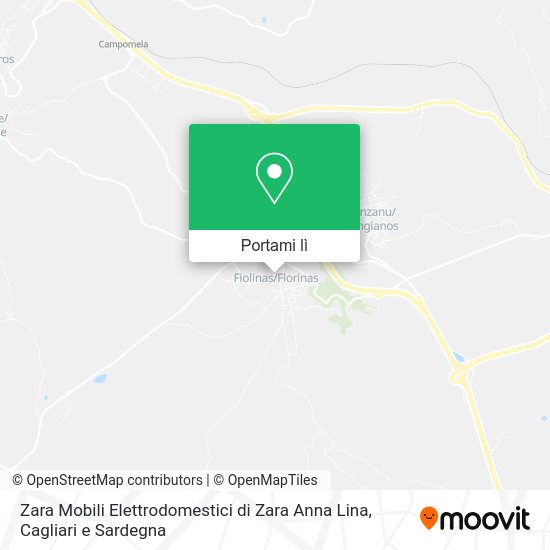 Mappa Zara Mobili Elettrodomestici di Zara Anna Lina