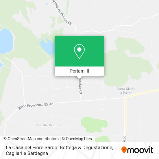 Mappa La Casa del Fiore Sardo: Bottega & Degustazione