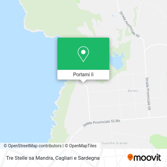 Mappa Tre Stelle sa Mandra