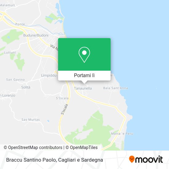 Mappa Braccu Santino Paolo