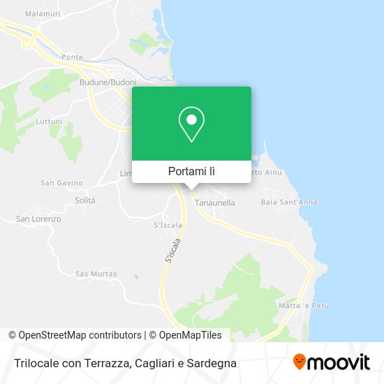 Mappa Trilocale con Terrazza