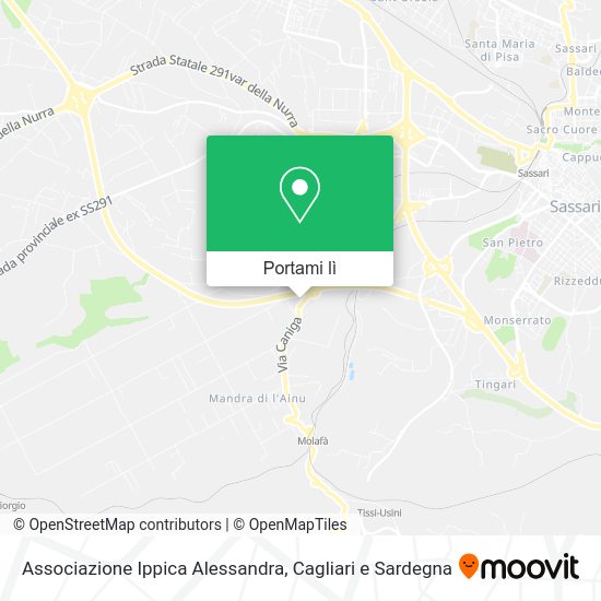 Mappa Associazione Ippica Alessandra