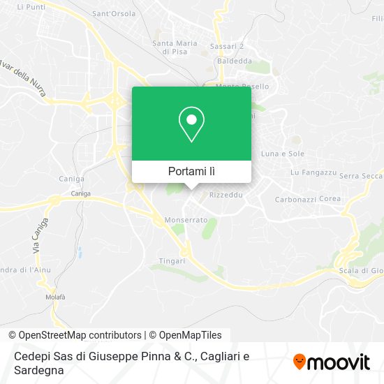 Mappa Cedepi Sas di Giuseppe Pinna & C.