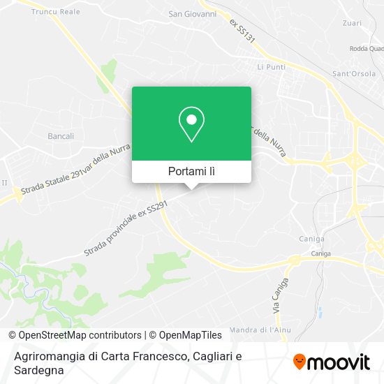 Mappa Agriromangia di Carta Francesco