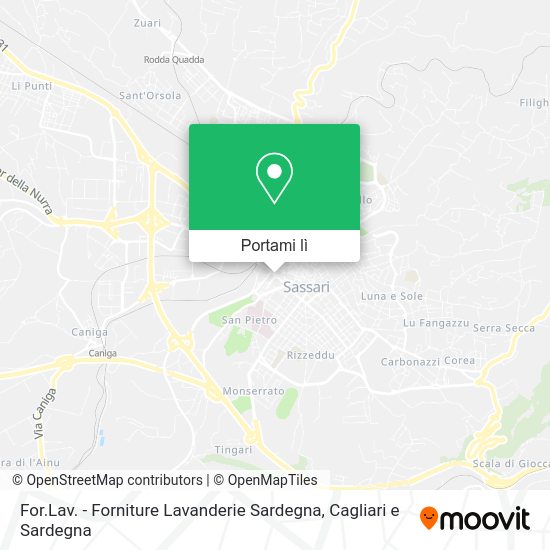 Mappa For.Lav. - Forniture Lavanderie Sardegna