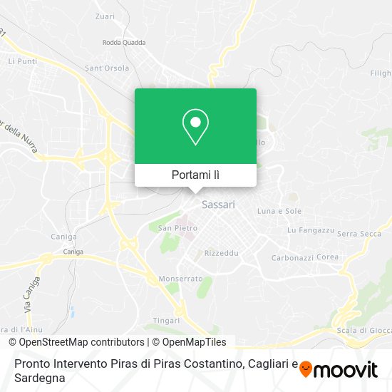 Mappa Pronto Intervento Piras di Piras Costantino
