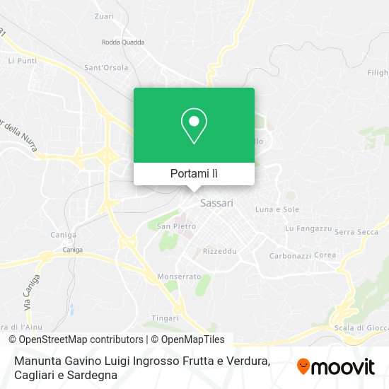 Mappa Manunta Gavino Luigi Ingrosso Frutta e Verdura