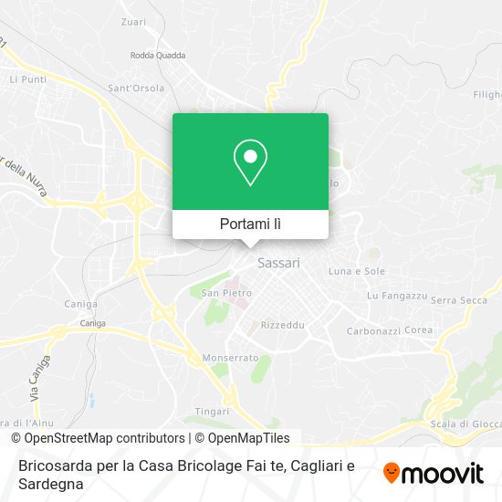 Mappa Bricosarda per la Casa Bricolage Fai te