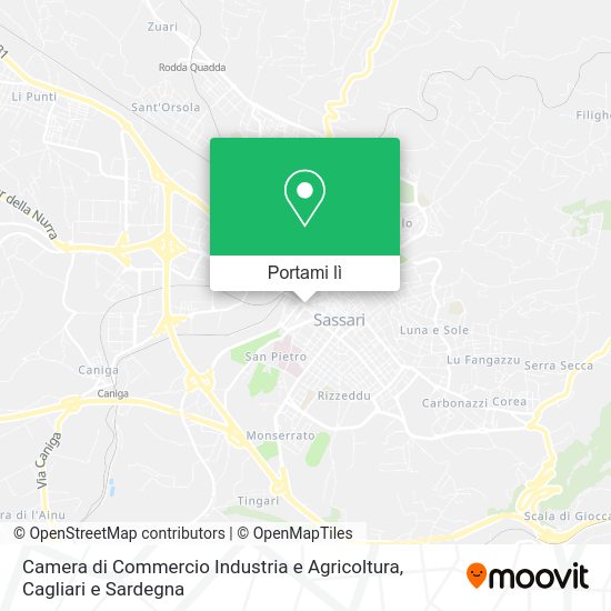 Mappa Camera di Commercio Industria e Agricoltura