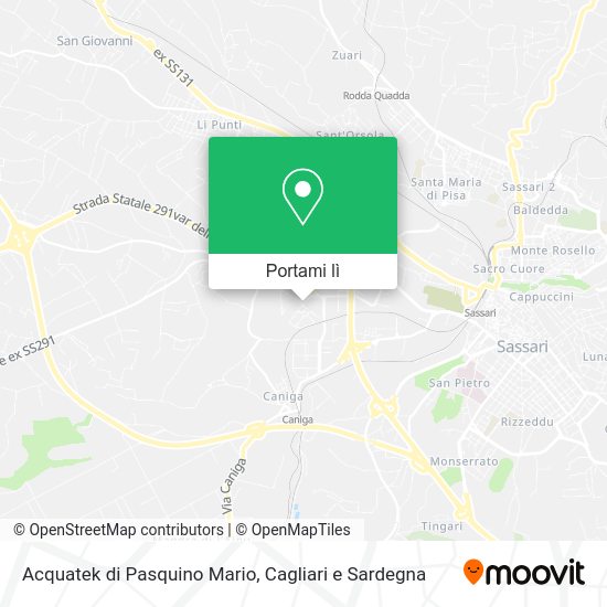 Mappa Acquatek di Pasquino Mario