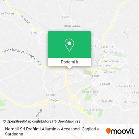 Mappa Nordall Srl Profilati Alluminio Accessori