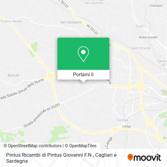 Mappa Pintus Ricambi di Pintus Giovanni F.N.