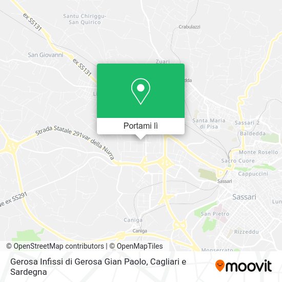 Mappa Gerosa Infissi di Gerosa Gian Paolo