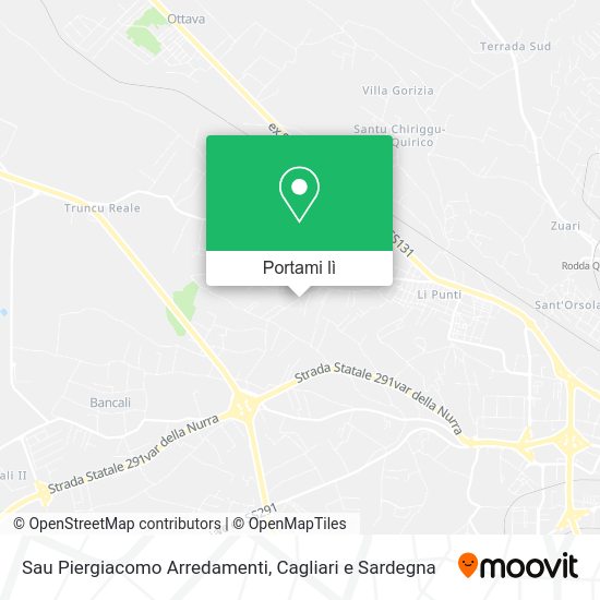 Mappa Sau Piergiacomo Arredamenti