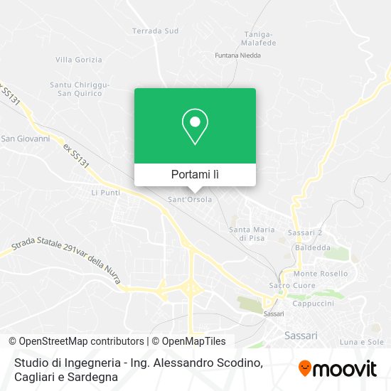 Mappa Studio di Ingegneria - Ing. Alessandro Scodino