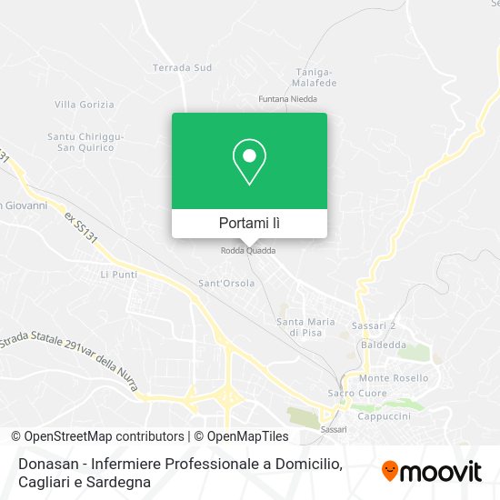 Mappa Donasan - Infermiere Professionale a Domicilio