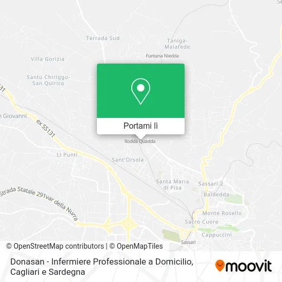 Mappa Donasan - Infermiere Professionale a Domicilio