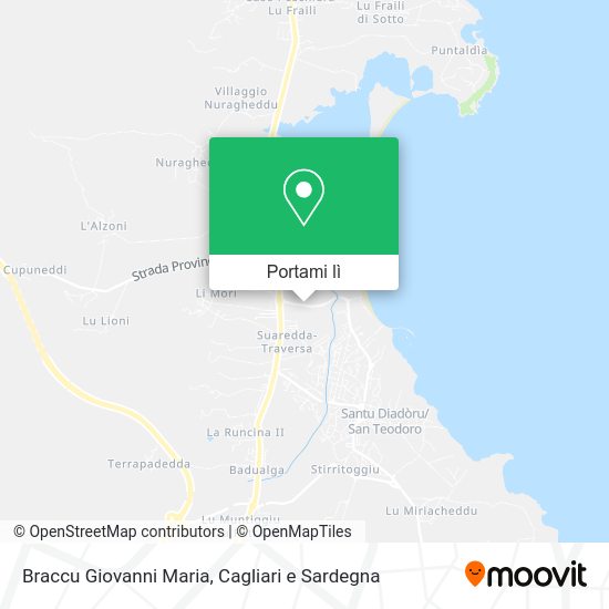 Mappa Braccu Giovanni Maria
