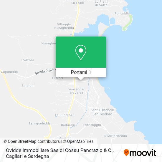 Mappa Ovidde Immobiliare Sas di Cossu Pancrazio & C.