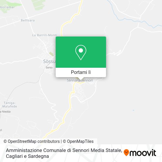 Mappa Amministazione Comunale di Sennori Media Statale