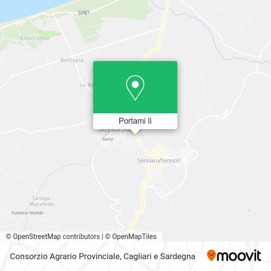 Mappa Consorzio Agrario Provinciale