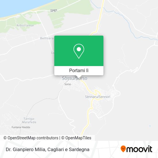Mappa Dr. Gianpiero Milia