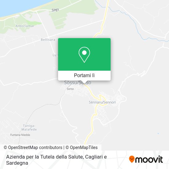 Mappa Azienda per la Tutela della Salute