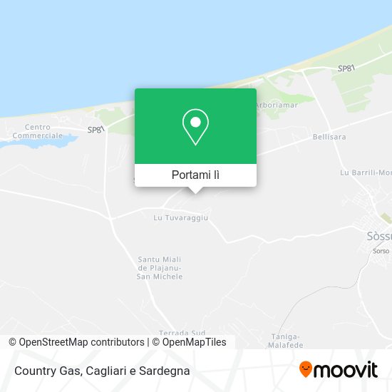 Mappa Country Gas