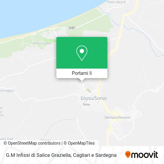 Mappa G.M Infissi di Salice Graziella
