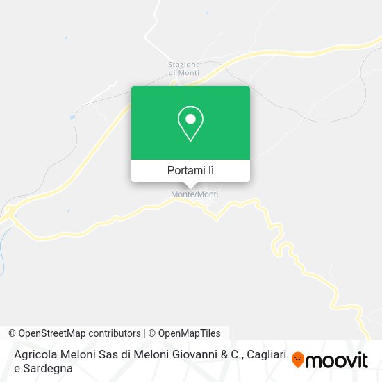 Mappa Agricola Meloni Sas di Meloni Giovanni & C.